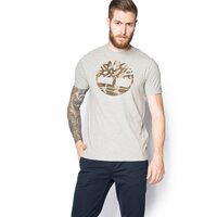 T-shirt, koszulka męska TIMBERLAND T-SHIRT KNNBEC CAMO TEE a1gzg052 kolor szary