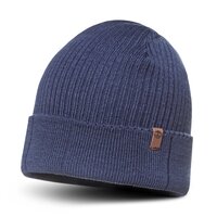 czapka zimowa męska TIMBERLAND CZAPKA ZIMOWA RIB CUFF BEANIE a1egytb9 kolor granatowy