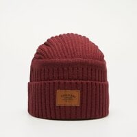 Czapka zimowa damska TIMBERLAND CZAPKA GULF BEACH RIBBED BEANIE tb0a1egweic1 kolor bordowy