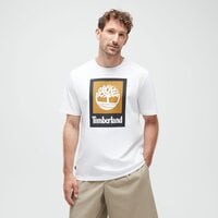 T-shirt, koszulka męska TIMBERLAND T-SHIRT STACK LOGO COLORED SHORT SLEEVE TEE tb0a5qs21001 kolor biały