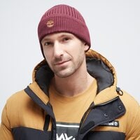 Czapka zimowa damska TIMBERLAND CZAPKA SOLID RIB BEANIE tb0a2px7i301 kolor bordowy