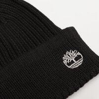 Czapka zimowa damska TIMBERLAND CZAPKA SOLID RIB BEANIE tb0a2px70011 kolor czarny