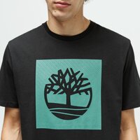 T-shirt, koszulka męska TIMBERLAND T-SHIRT SS FRONT GRAPHIC TREE BOX LOGO tb0a2g3h0011 kolor czarny