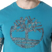 T-shirt, koszulka męska TIMBERLAND T-SHIRT SS KENNE BEC RIVER a1iroe54 kolor niebieski