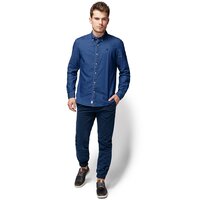 Koszula męska TIMBERLAND KOSZULA LS MUMFORD RIVER CLASSIC CHAMBRAY a1me5k53 kolor granatowy