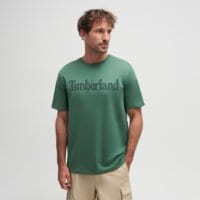 T-shirt, koszulka męska TIMBERLAND T-SHIRT WORDMARK LOGO SHORT SLEEVE TEE tb0a2brna6z1 kolor zielony