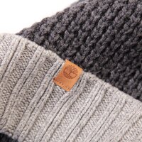 Czapka zimowa damska TIMBERLAND CZAPKA WAFFLE KNIT POM BEANIE j1805010 kolor szary
