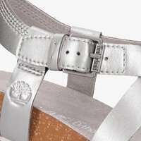 Buty casual damskie TIMBERLAND MALIBU WAVES ANKLE SYNTHE ca1mpx kolor srebrny