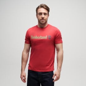 TIMBERLAND T-SHIRT LINEAR LOGO SHORT SLEEVE TEE