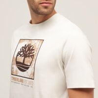 T-shirt, koszulka męska TIMBERLAND T-SHIRT STACK LOGO GRAPHIC SS TEE tbc0yhagcm91 kolor biały