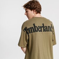 T-shirt, koszulka męska TIMBERLAND T-SHIRT SS TEE BACK LINEAR tb0a1oagq691 kolor zielony