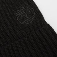 Czapka zimowa damska TIMBERLAND CZAPKA WOOL BEANIE tb0a66cj0011 kolor czarny