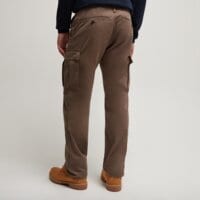 Spodnie męskie TIMBERLAND SPODNIE BROOKLINE TWILL CARGO PANT tb0a2pg9bk01 kolor brązowy