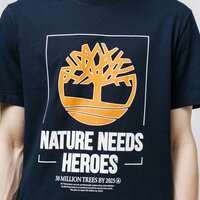 T-shirt, koszulka męska TIMBERLAND T-SHIRT NNH FRONT GRAPHIC TEE tb0a2e4k4331 kolor granatowy
