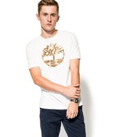 T-shirt, koszulka męska TIMBERLAND T-SHIRT KNNBEC CAMO TEE a1gzg130 kolor biały