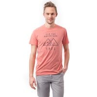 T-shirt, koszulka męska TIMBERLAND T-SHIRT REVERSE TEE 7106j801 kolor różowy