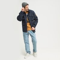 Kurtka przejściowa męska (wiosenna i jesienna) TIMBERLAND KURTKA DWR COTTON FIELD JACKET tb0a66a14331 kolor granatowy