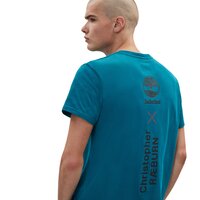 T-shirt, koszulka męska TIMBERLAND T-SHIRT SS CHRISTOPHER RAEBURN SS LOGO TEE tb0a1ygq4641 kolor zielony