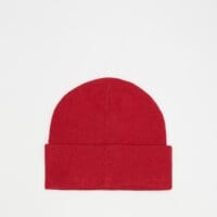 Czapka zimowa damska TIMBERLAND CZAPKA EMBOSSED TREE BEANIE tb0a67ueai71 kolor czerwony