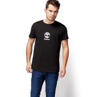 T-shirt, koszulka męska TIMBERLAND T-SHIRT SLS SMALL TREE LOGO a1n8x001 kolor czarny