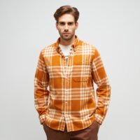 Koszula męska TIMBERLAND KOSZULA MIDWEIGHT FLANNEL CHECK SHIRT tb0a6v4xc411 kolor pomarańczowy
