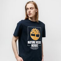 T-shirt, koszulka męska TIMBERLAND T-SHIRT NNH FRONT GRAPHIC TEE tb0a2e4k4331 kolor granatowy
