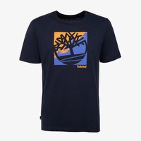 T-shirt, koszulka męska TIMBERLAND T-SHIRT LOGO GRAPHIC SHORT SLEEVE TEE tb0a43yb4331 kolor granatowy