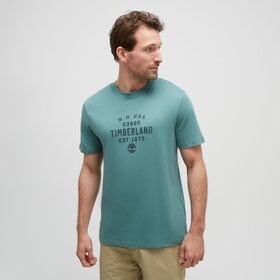 TIMBERLAND T-SHIRT REFIBRA FRONT GRAPHIC SHORT SLEEVE TEE