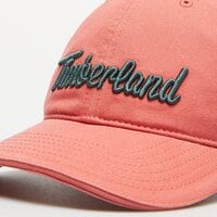 Czapka męska TIMBERLAND CZAPKA EMBROIDERED LOGO BASEBALL CAP tb0a1e9lw781 kolor czerwony