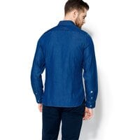 Koszula męska TIMBERLAND KOSZULA LS FORT HIL L CHAMBRAY 0yh2dk11 kolor niebieski