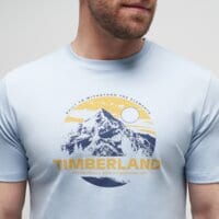 T-shirt, koszulka męska TIMBERLAND T-SHIRT MOUNTAIN GRAPHIC SS TEE tb0a41zq9401 kolor blekitny