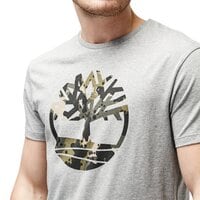 T-shirt, koszulka męska TIMBERLAND T-SHIRT SS KENNEBEC RIVER SEASONAL PATTERN BRAND tb0a1o6bk651 kolor szary