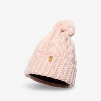 Czapka zimowa damska TIMBERLAND CZAPKA CABLE PREMIUM POM BEANIE tb0a1ero6621 kolor różowy