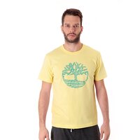 T-shirt, koszulka męska TIMBERLAND T-SHIRT TREE LOGO 4667j718 kolor żółty