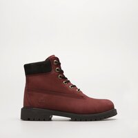 Dziecięce buty zimowe TIMBERLAND 6 IN PREMIUM WP BOOT tb0a64a1c601 kolor bordowy