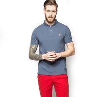 Koszulka polo męska TIMBERLAND POLO SS SLIM MILLER RVR a1a2p432 kolor granatowy