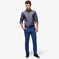 Koszula męska TIMBERLAND KOSZULA LS MILFORD SOLID OXFORD SLIM a1lokb68 kolor niebieski