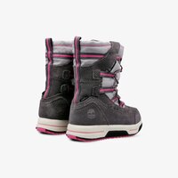 Dziecięce buty zimowe TIMBERLAND SNOW STOMPER PULL ON WP a1ugo kolor szary