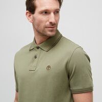 Koszulka polo męska TIMBERLAND POLO TIPPED PIQUE SHORT SLEEVE POLO tb0a5w4y5901 kolor zielony