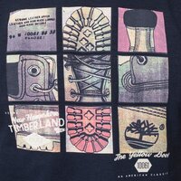 T-shirt, koszulka męska TIMBERLAND T-SHIRT SS HERRING  RIVER BOOT GRID TEE a1es3433 kolor granatowy