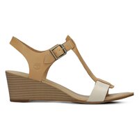 Buty casual damskie TIMBERLAND SIBBERN T-STRAP SAN DAL a1b8v kolor beżowy