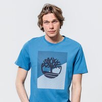 T-shirt, koszulka męska TIMBERLAND T-SHIRT GRAPHIC TEE CONTRAST TREE LOGO tb0a2dmw9491 kolor niebieski