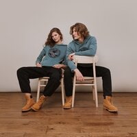 Bluza męska TIMBERLAND BLUZA Z KAPTUREM LITTLE COLD RIVER HOODIE BOUCLE  tb0a5y4n3921 kolor zielony