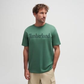 TIMBERLAND T-SHIRT WORDMARK LOGO SHORT SLEEVE TEE