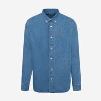 Koszula męska TIMBERLAND KOSZULA DENIM SHIRT tb0a44uza2v1 kolor niebieski