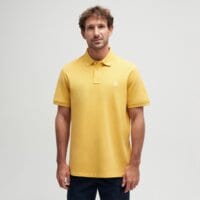 Koszulka polo męska TIMBERLAND POLO PIQUE SHORT SLEEVE tb0a6vdp7141 kolor żółty