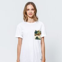 T-shirt, koszulka męska TIMBERLAND T-SHIRT SS FIELD TRIP PRINT POCKET TEE tb0a2e4v1001 kolor biały