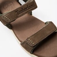 Sandały dziecięce TIMBERLAND NUBBLE SANDAL LTHR 2 STR ca1m1p kolor khaki