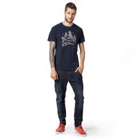 T-shirt, koszulka męska TIMBERLAND T-SHIRT SS DUNSTAN RIVER PATH TEE 7965j019 kolor czarny