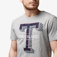 T-shirt, koszulka męska TIMBERLAND T-SHIRT SS TFO APPLIQUE TEE tb0a1o1w0521 kolor szary